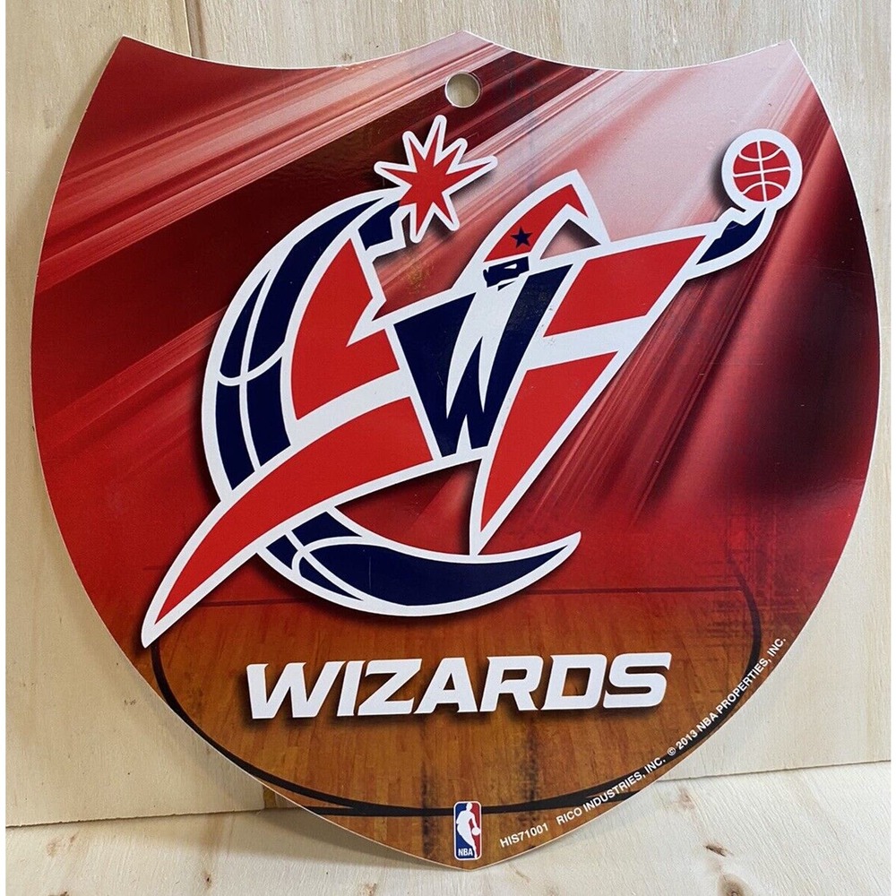 Washington Wizards NBA Basketball Plastic Sign Plaque New Team‎ Colors